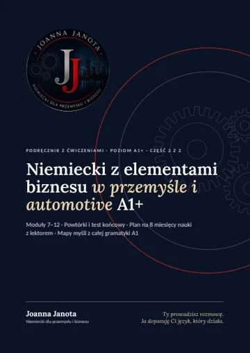 Okładka: A1+ · część 2 – niemiecki dla przemysłu i biznesu